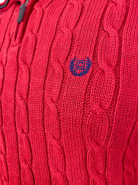 UK18/20 Red cotton jumper by "Chaps"