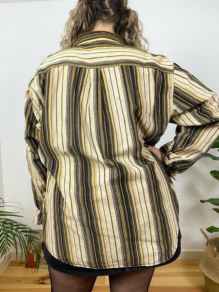 UK20/22 Striped corduroy shirt