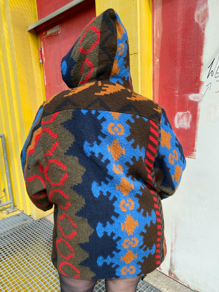 UK20 Lined Jacket aztec pattern