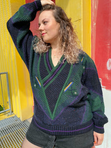 UK18 Wool jumper with mohair - Made in Italy