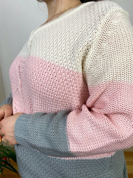 UK22 Striped knit jumper