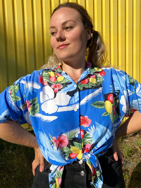 UK16/18 Hawaii blouse - Made in France