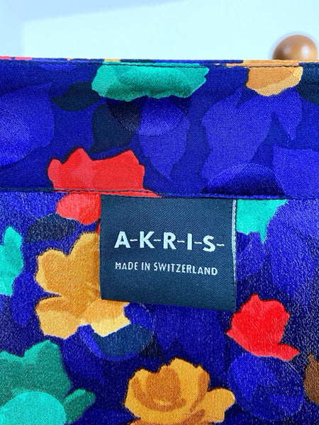 UK16 AKRIS silk dress - Made in Switzerland *Premium*