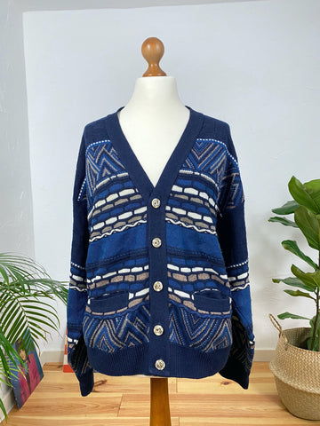 UK12 Cardigan with fancy buttons