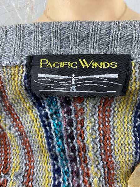 UK18 Striped jumper by "Pacific Winds"