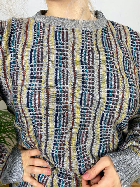 UK18 Striped jumper by "Pacific Winds"